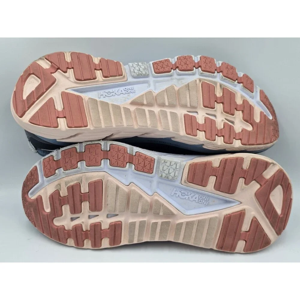 Hoka One One Gaviota 3 Womens Size 11 Blue Pink Athletic Running Shoes Sneakers